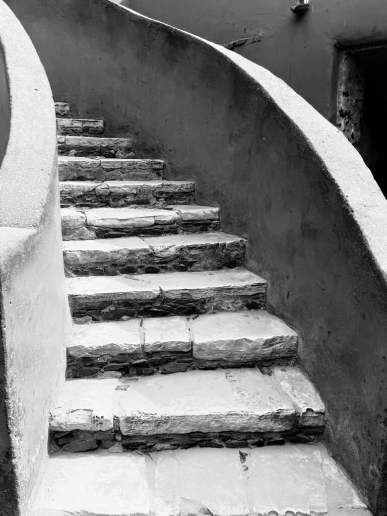 escalera donde eran expuestos los esclavos para venderlos en isla goree