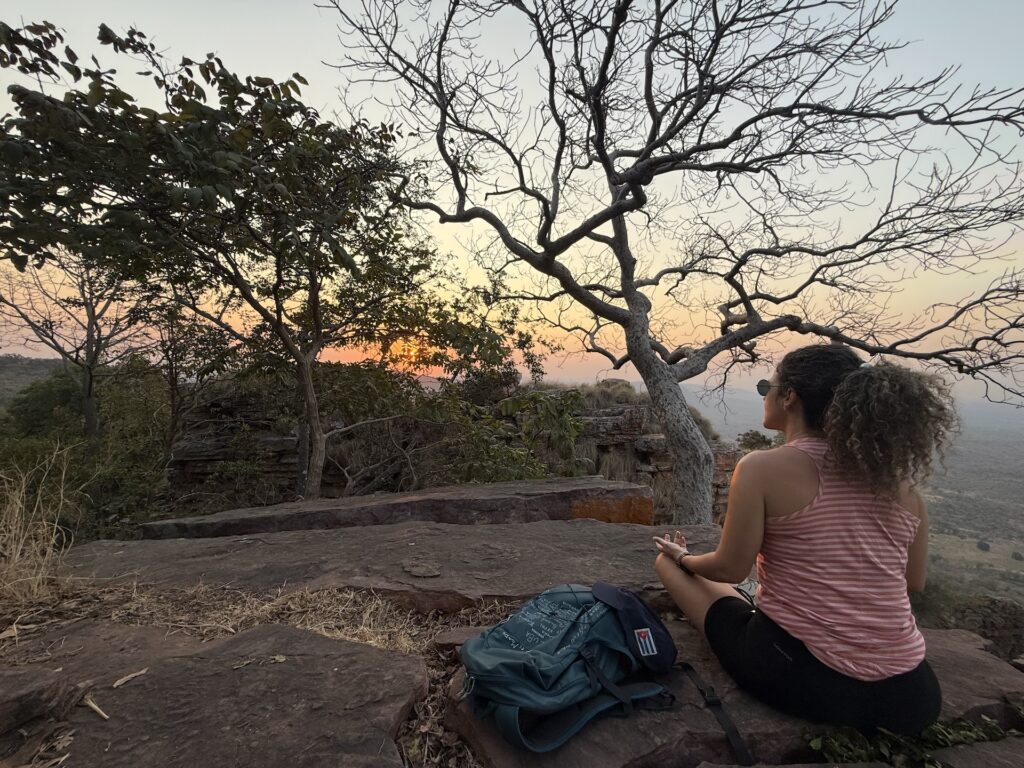 En la cima de la montaña del dande