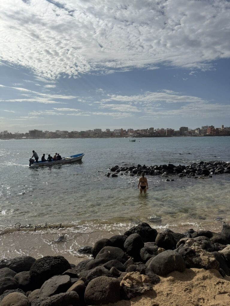 Una de las playas de la Isla de Ngor