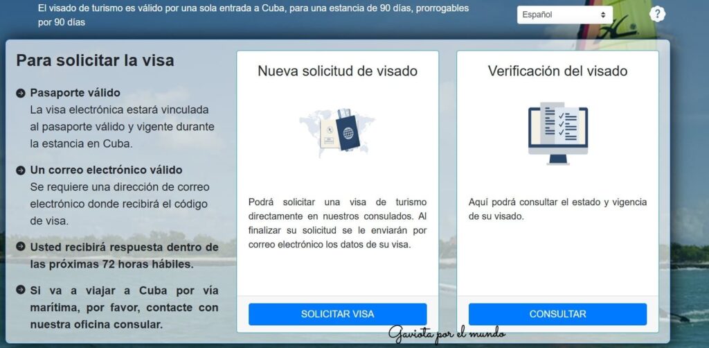 Visa cubana paso a paso