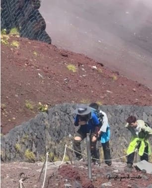 Fotos durante el ascenso al Fuji