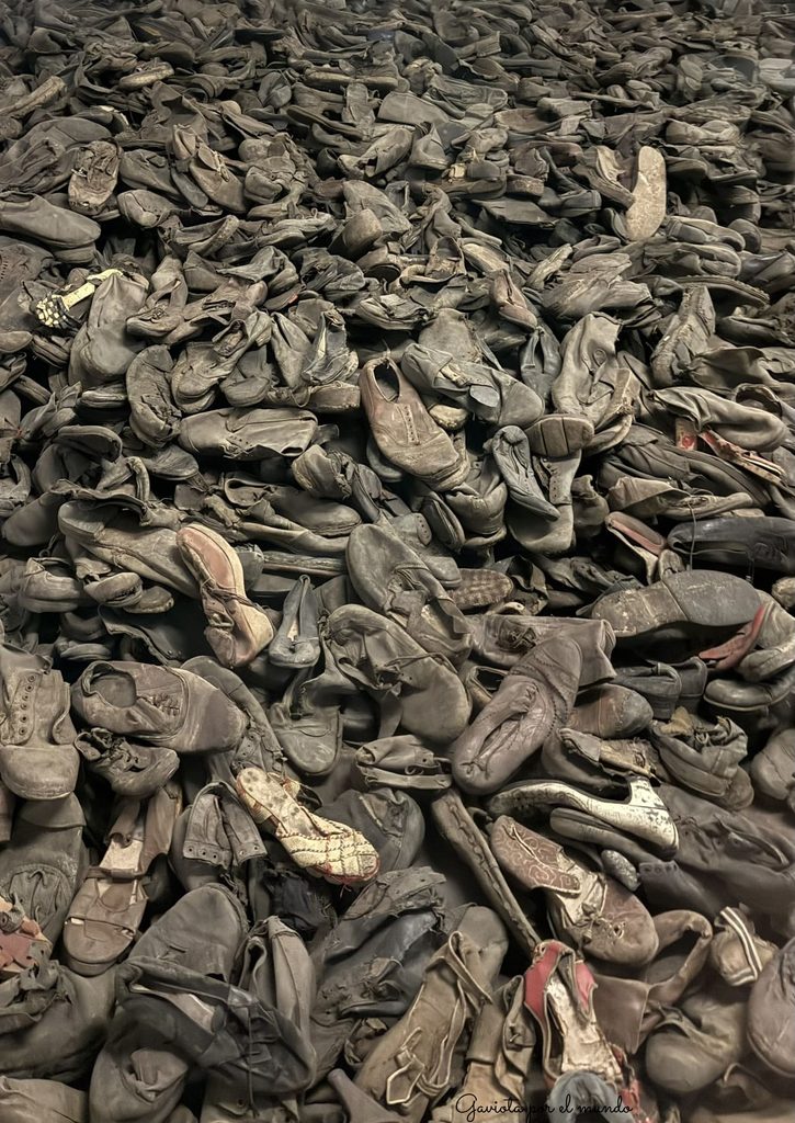 lo que dejaron, los zapatos de Auschwitz