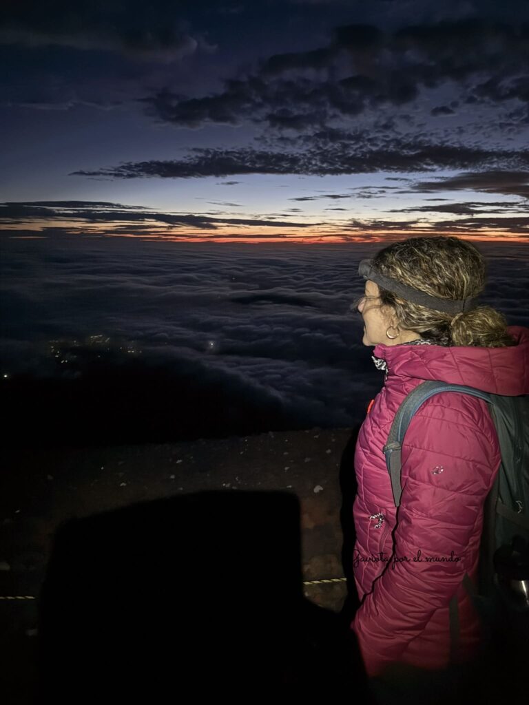 Amanecer en el Fuji