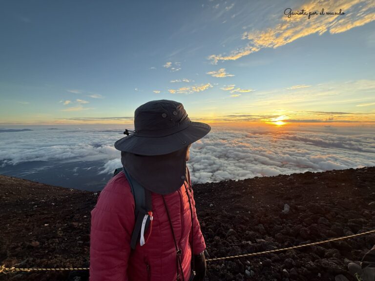 Amanecer en el Fuji