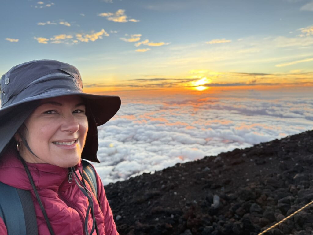 Amanecer en el Fuji