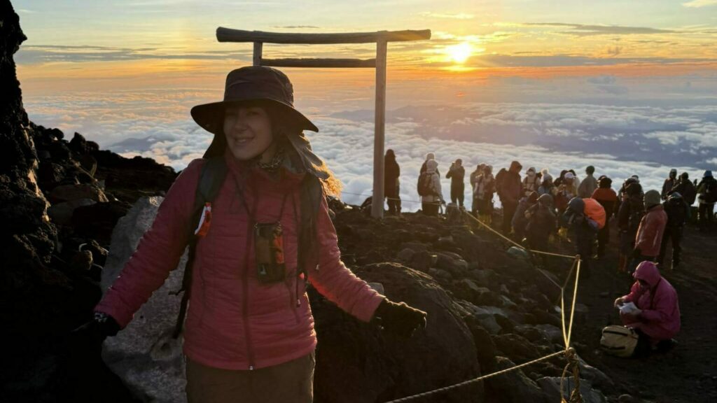 Amanecer en el Fuji
