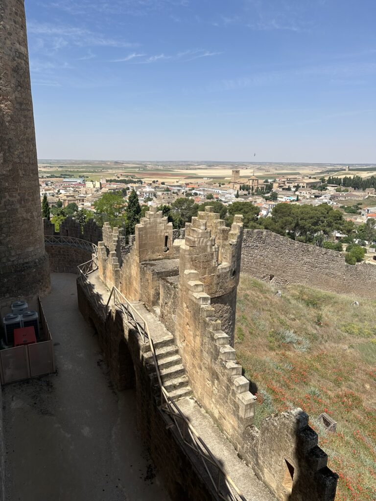 Castillo de Belmonte, vistas desde las alturas.