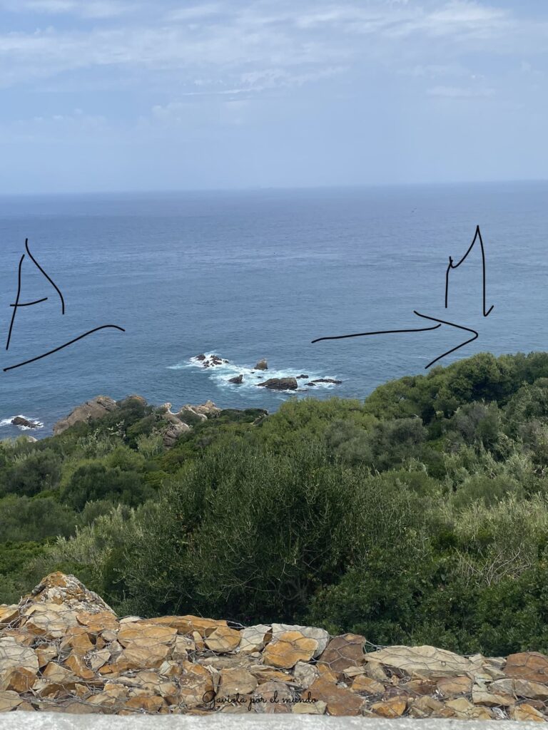 Punto en que las aguas del Mar Mediterráneo y el Océano Atlántico se unen