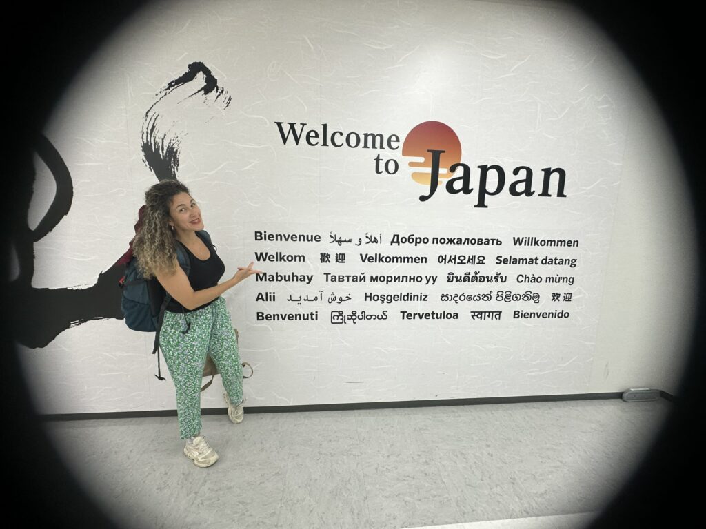 En el aeropuerto de Narita.