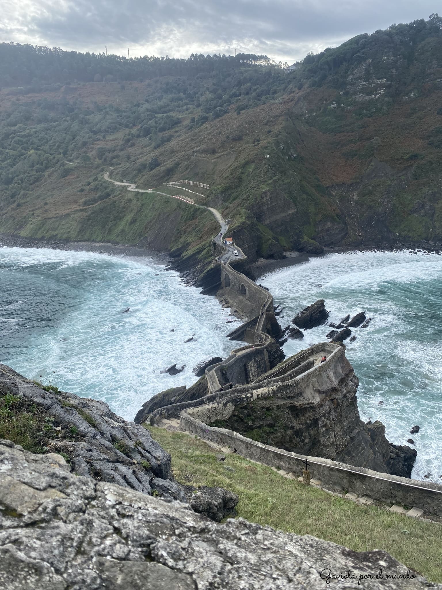 Vistas desde la ermita de San Juan de Gaztelugatxe